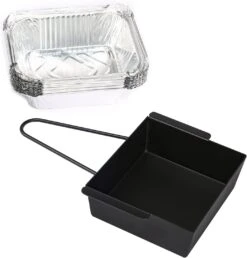 Grease Drip Pan Bucket Cup Kit For Nexgrill, With 15 Pcs Aluminum Foil Liners, For Most Nexgrill Models
