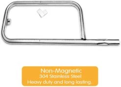 20.5'' Grill Burner For Weber Q2000, Q2200, Q200, Q220 Models, 304 Steel 41862 Replacement Parts -Cheap Grill Store 61kZ39WJ1TL. AC SL1500