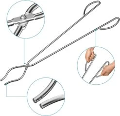 Heavy Duty Firewood Log Claw Grabber For Indoor Fireplace Outdoor Campfire Wood Burning Fire Pit, 36 Inch Long Stainless Steel Fire Tongs -Cheap Grill Store 61lcRhVxk1L. AC SL1500