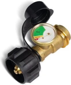 Gauge Level Indicator For 5-40lb Propane Tank With Type 1 Connection, Universal For RV Camper, Cylinder, BBQ Gas Grill, Heater And More Appliances
