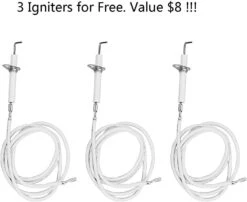 Repair Parts For Char-Griller 3000, 3001, 3008, 3030, 4000, 4208, Burners + Heat Tents + Ignitors + Hanger Brackets Grill Parts Kit -Cheap Grill Store 61m4rBUv0BL. AC SL1420