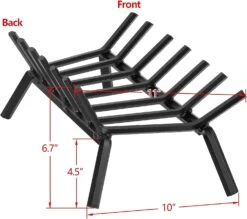 Fireplace Inserts Grates 21 Inch Wide Heavy Duty Solid Steel Wood Holder Rack For Indoor & Outdoor Kindling Wood Stove Hearth Burning Rack -Cheap Grill Store 61mQMUw XGL. AC SL1500