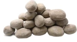 24pcs Beige Light Weight Ceramic Fiber Pebble Stones For Indoor, Gas Inserts, Ventless, Vent Free, Electric, Outdoor Fireplaces And Fire Pits -Cheap Grill Store 61oZxSnRtuS. AC SL1500