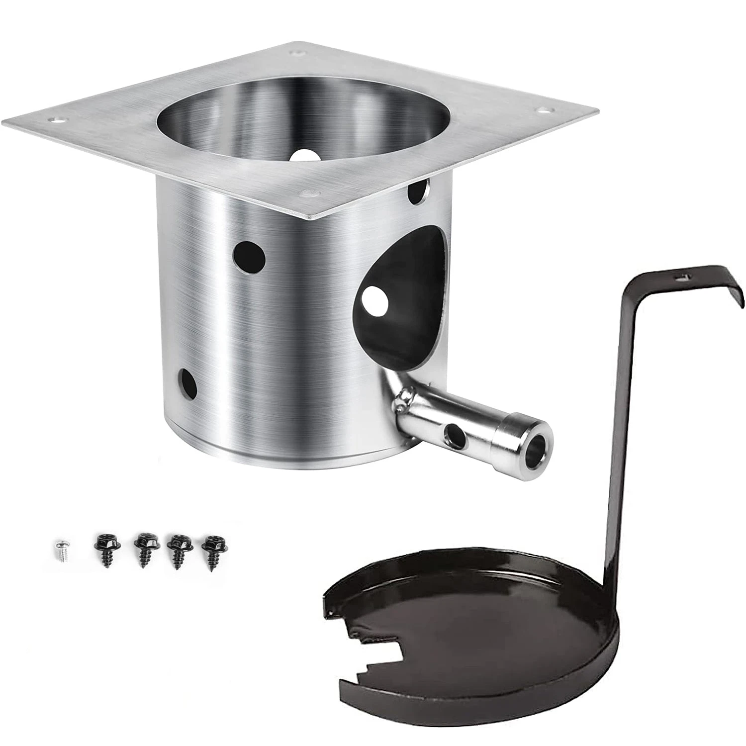 Fire Burn Pot For Pit Boss Pro Series 1100-PS1 (Lowes) (PB1100PS1) Pellet Grill, SUS 304 Stainless Steel, With Ash Remover And Screws 3 Fire Burn Pot For Pit Boss Pro Series 1100-PS1 (Lowes) (PB1100PS1) Pellet Grill, SUS 304 Stainless Steel, With Ash Remover And Screws