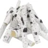 12Pcs Birch Ceramic Wood Fake FireLogs For Indoor Gas Inserts, Ventless & Vented, Propane, Gel, Ethanol, Electric Or Outdoor Fireplaces & Fire Pits