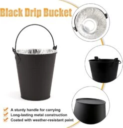 Drip Grease Bucket + 15 Pack Foil Liners Kit For Most Traeger Wood Pellet Smokers Grills -Cheap Grill Store 61suf93nUUL. AC SL1500