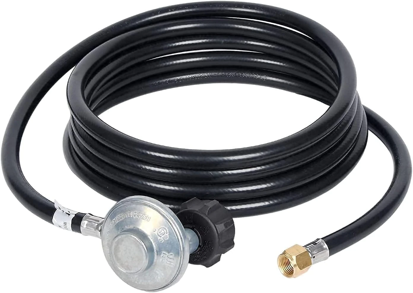 12 Feet Hose Regulator Kit - QCC1/Type 1 Propane Tank Conversion Kit 3 12 Feet Hose Regulator Kit - QCC1/Type 1 Propane Tank Conversion Kit