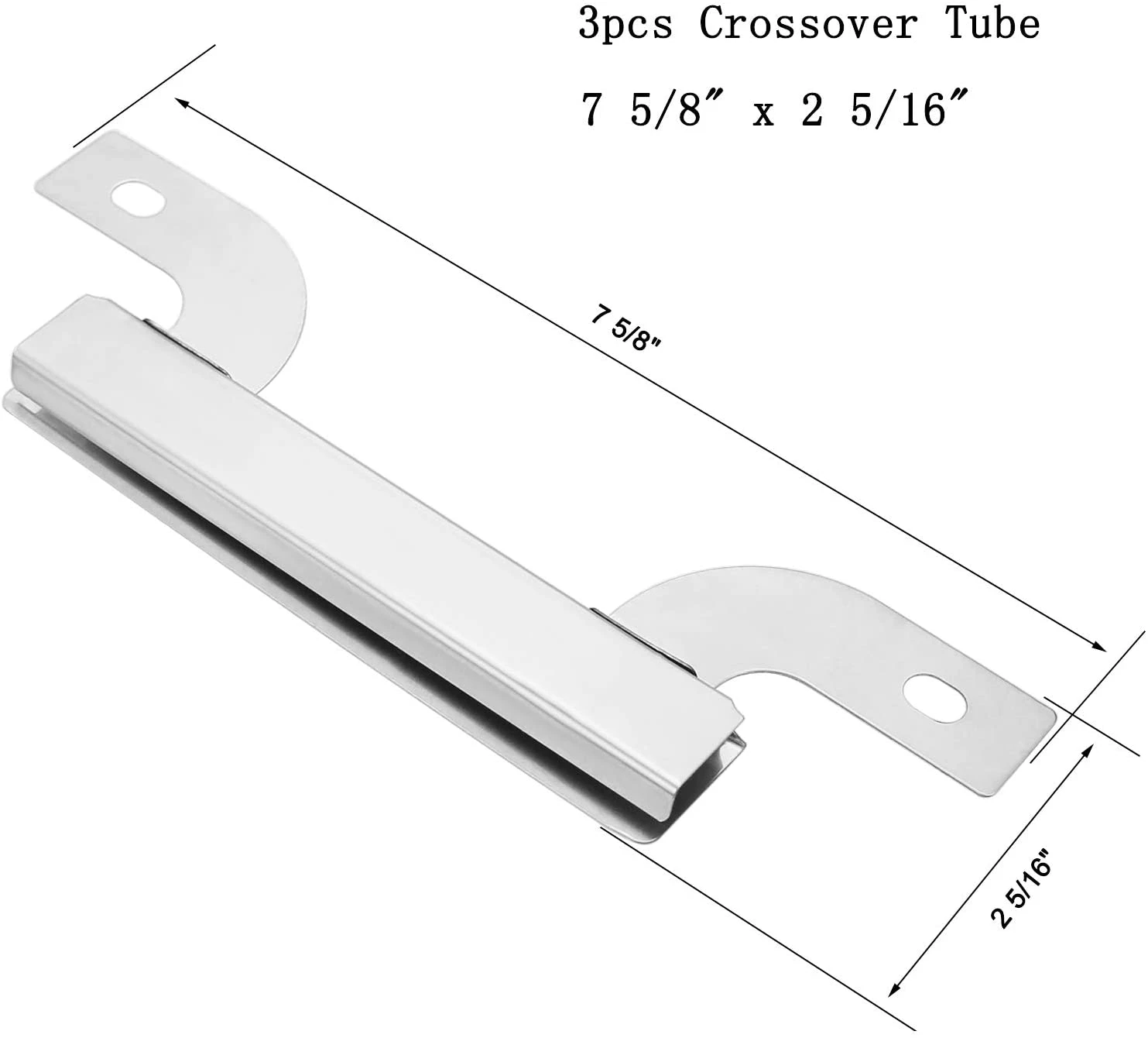 Replacement Parts Kit For Brinkman 810-3660-0, 810-3660-F, 810-3660-S, 810-3661-F Gas Grills, Burners, Heat Plates, Crossover Tubes Set 9 Replacement Parts Kit For Brinkman 810-3660-0, 810-3660-F, 810-3660-S, 810-3661-F Gas Grills, Burners, Heat Plates, Crossover Tubes Set - Image 7