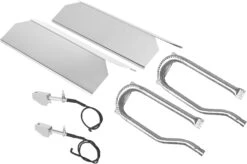 Heat Plates And Burner Replacement Parts Kit For Kitchen Aid 720-0891, 730-0891 2 Burner Gas Grills
