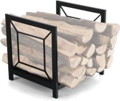 17 Inches Small Firewood Log Rack Square Shape Holding Storage Brackets For Indoor/Outdoor Fire Pits, Fireplace And Wood Burning Stove Accessories -Cheap Grill Store 61xsLwSWhTL. AC SL1500