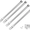 Burner Kit Fits Weber Genesis 330 Front Knobs Series Gas Grills, Main Burner + Sear Burner 4Pcs Kit -Cheap Grill Store 62752 4