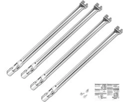 Burner Kit Fits Weber Genesis 330 Front Knobs Series Gas Grills, Main Burner + Sear Burner 4Pcs Kit