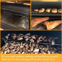 Grill Rack For GMG Green Mountain Grills Daniel Boone Pellet Grill, Stainless Steel Upper Rack, Warming Rack Accessories, 22 X 8 X 4.7 Inch -Cheap Grill Store 6 13201e2d fadb 40d3 b57f 4398d2ad3e88