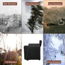 Grill Cover Fits Traeger Pro 22, Pro 575, Pro20, Mesa 22, Homestead 520, Renegade, Heartland, Lil Tex Elite 22 Series Pellet Grill Smoker BAC379 -Cheap Grill Store 6 6a6a87dc 4699 43b1 a46e 871e4f4c2d9a