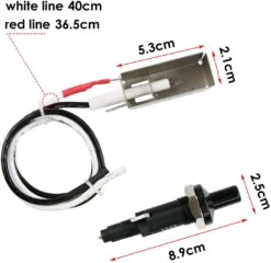 Electrode And Wire Assembly Igniter Kit For Ducane 2-4 Burner Gas Grills, Grill Replacement Parts -Cheap Grill Store 6 6e2cf84b a0a7 491f a94c 8ff41bdb7bec
