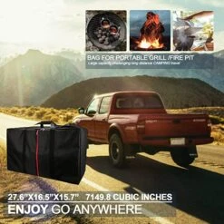 Carry Bag & Backpack For Weber Q1200, Go-Anywhere, Royal Gourmet PD1301S/R, Masterbuilt Smoke Hollow 205, Cuisinart CGG Grills, BBQ Storage Case Cover -Cheap Grill Store 6 9570e403 2c13 4d27 9a25 134552050192