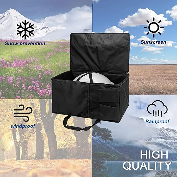 Grill Carry Bag & Backpack For Weber Q200 Q220 Q2000, Q2200, Pit Boss, CharBroil And More Grill, Collapsible Outdoor Camping Grill Tools Bag 8 Grill Carry Bag & Backpack For Weber Q200 Q220 Q2000, Q2200, Pit Boss, CharBroil And More Grill, Collapsible Outdoor Camping Grill Tools Bag - Image 6