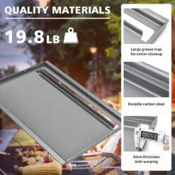 Full Size Griddle For Nexgrill 4 5 Burner 720-0830H, 720-0830X, 720-0888, 720-0888N Grills, Carbon Steel Griddle Insert With Handle -Cheap Grill Store 71 4Hevn3pL. AC SL1500