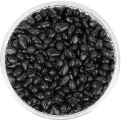 2 Lbs Jar 3-6mm Onyx Black Round Crushed Fire Pit Glass Glitter Glass Pebbles Gravel Stone For Crafts Resin Art, Garden Decoration, Fireplace -Cheap Grill Store 71 IfQq78vL. AC SL1500