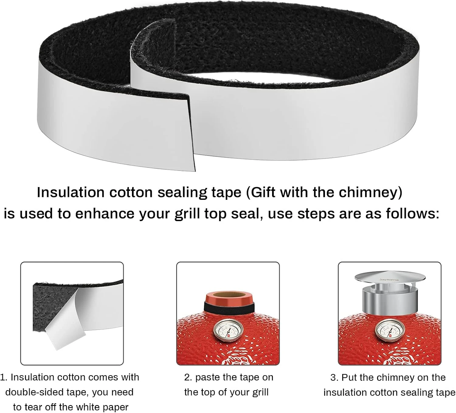 Stainless Steel Vented Chimney Cap For Kamado Joe Classic And Big Joe Grills, Daisy Wheel Cap Replacement Accessory 5 Stainless Steel Vented Chimney Cap For Kamado Joe Classic And Big Joe Grills, Daisy Wheel Cap Replacement Accessory - Image 3