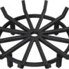24 Inch Wrought Iron Fireplace Inserts Log Grate Fire Pit Round Spider Wagon Wheel Firewood Stove Burning Rack Holder Chimney Hearth Kindling Stacking -Cheap Grill Store 71 RY6z0ogL. AC SL1500