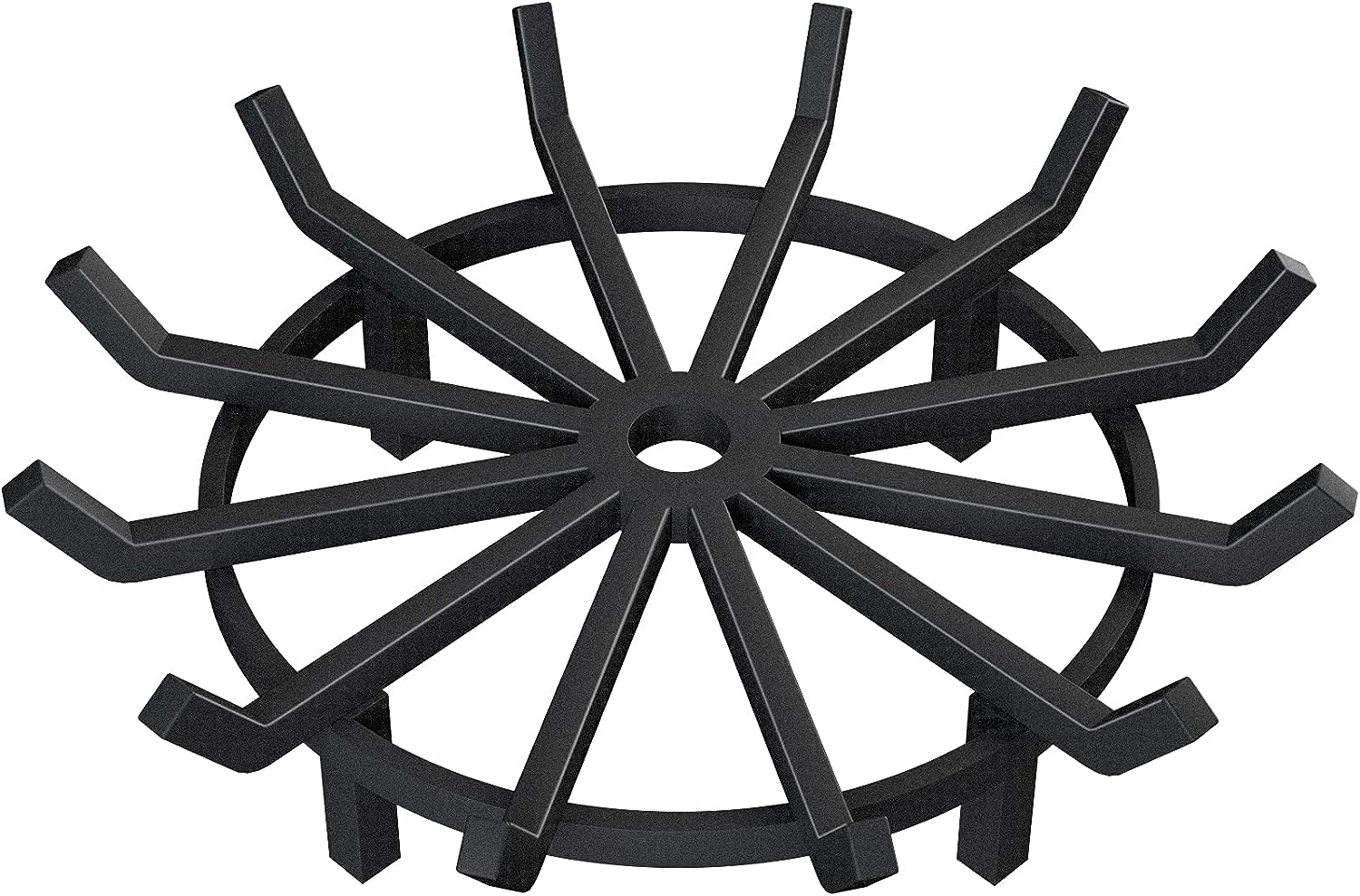 24 Inch Wrought Iron Fireplace Inserts Log Grate Fire Pit Round Spider Wagon Wheel Firewood Stove Burning Rack Holder Chimney Hearth Kindling Stacking 3 24 Inch Wrought Iron Fireplace Inserts Log Grate Fire Pit Round Spider Wagon Wheel Firewood Stove Burning Rack Holder Chimney Hearth Kindling Stacking