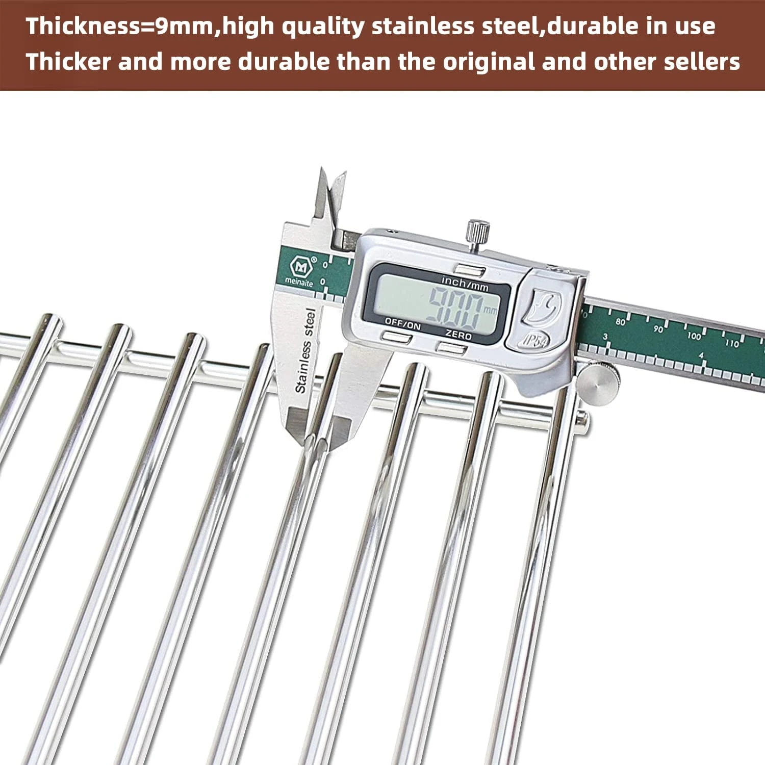 Cooking Grates Fits Kitchen Aid 720-0954, 720-0954A, 720-0954CO, 720-0954L 4 Burner Gas Grills 7 Cooking Grates Fits Kitchen Aid 720-0954, 720-0954A, 720-0954CO, 720-0954L 4 Burner Gas Grills - Image 5