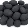 24pcs Black Light Weight Ceramic Fiber Pebble Stones For Indoor, Gas Inserts, Ventless, Vent Free, Electric, Outdoor Fireplaces And Fire Pits -Cheap Grill Store 7137dU7qdvL. AC SL1500