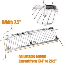 Warming Rack For Char-broil 2-3 Burner Grills, 13.4'' - 25.2'' Length X 7.5'' Width -Cheap Grill Store 713aW0xk5ZL. AC SL1500