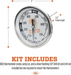 BBQ Grill Thermometer PK99085 Temperature Gauge Kit For PK Grills -Cheap Grill Store 714Y psxr2L. AC SL1500