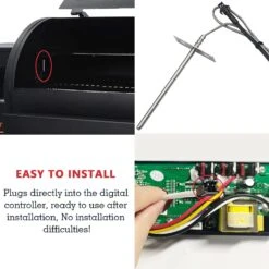 70123 RTD Temperature Probe Sensor Fits Pit Boss Classic, Laredo, Tailgater, Navigator, Sportsman, Lexington, Pro Series And More Wood Pellet Grills -Cheap Grill Store 714j8V15UPL. SL1500