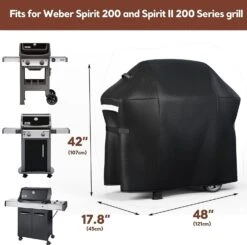 7138 Grill Cover For Weber Spirit E210, E220, S210,S220, Spirit II E210, S210 Series Front Knob 2 Burner Gas Grills -Cheap Grill Store 715DTyczOsL. AC SL1500