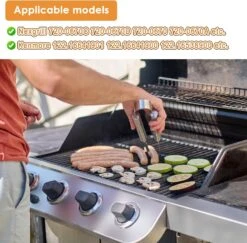 Repair Kit For Kenmore 720-0670A, 122.16641900, Nexgrill 720-0670C, Grill Master, Uberhaus And Others, 4 Pack Burner Tubes & Heat Plates -Cheap Grill Store 715r8K1Pp5L. AC SL1500