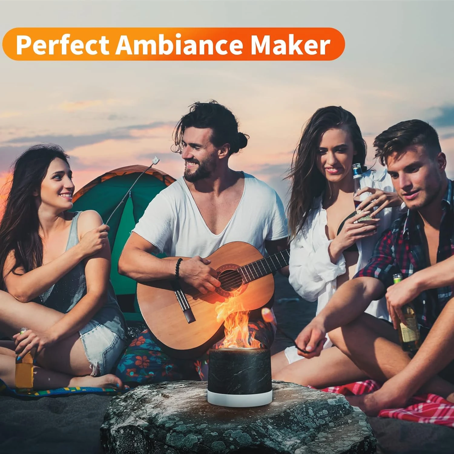 Mini Indoor Marble Tabletop Fire Pit, Clean Burning, Portable Table Top Fireplace Fire Bowl For Smores Home Decor Outdoor Patio Backyard Garden Decor 10 Mini Indoor Marble Tabletop Fire Pit, Clean Burning, Portable Table Top Fireplace Fire Bowl For Smores Home Decor Outdoor Patio Backyard Garden Decor - Image 8