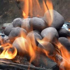 24pcs Grey Light Weight Ceramic Fiber Pebble Stones For Indoor, Gas Inserts, Ventless, Vent Free, Electric, Outdoor Fireplaces And Fire Pits -Cheap Grill Store 716OyJCfTUS. AC SL1500