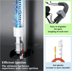 Igniter Kit 66356 For Weber Genesis II E-610 6 Burner Gas BBQ Grills, Grill Replacement Parts -Cheap Grill Store 717C8jyHItL. AC SL1500 01329c6e 93c5 4c21 8453 5634852de657