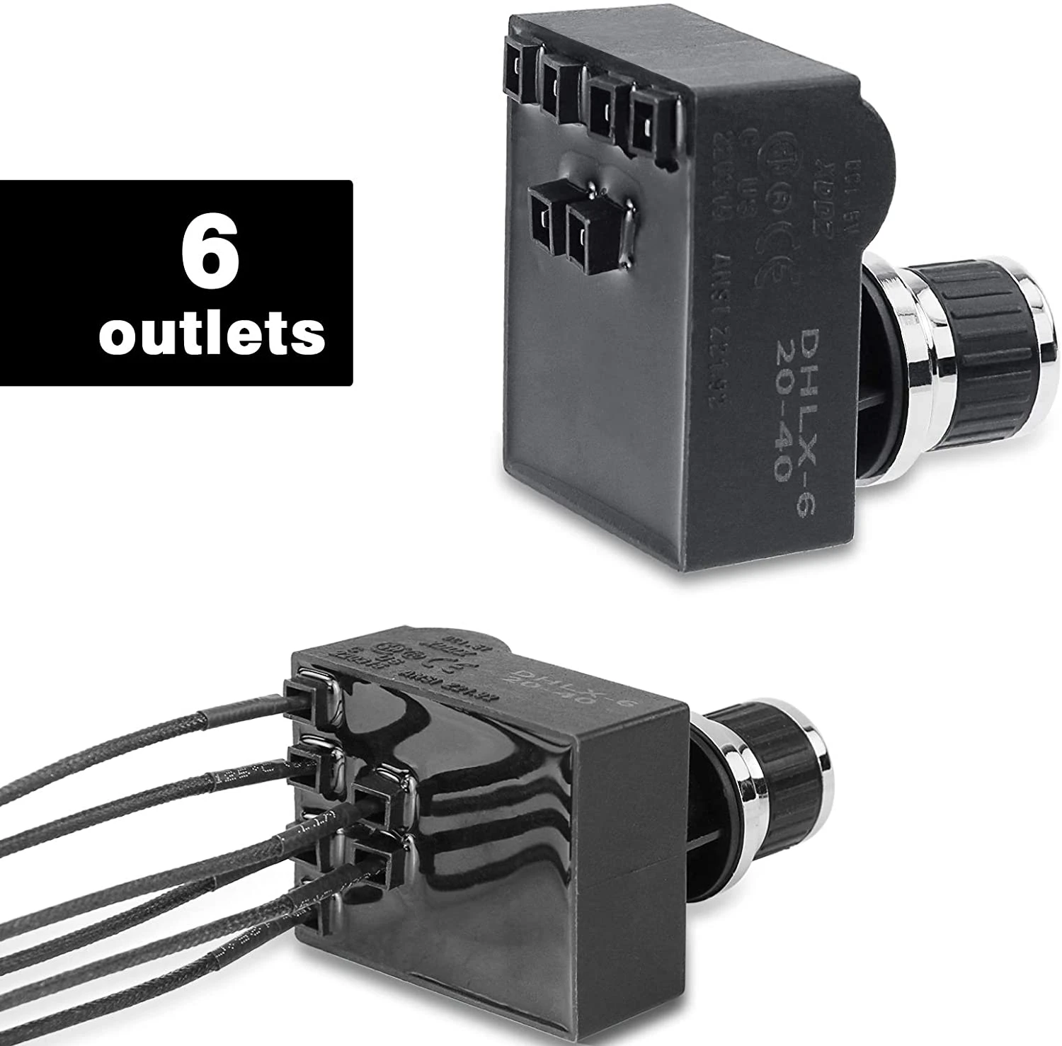 BBQ Grill Spark Generator Push Button Ignition Switch 6 Outlet For 6 Burner Grills Grand Hall CG108ALP CGT12ALP CSTS13ALP 5 BBQ Grill Spark Generator Push Button Ignition Switch 6 Outlet For 6 Burner Grills Grand Hall CG108ALP CGT12ALP CSTS13ALP - Image 3