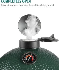 3 In 1 Cap For Medium Large XLarge Big Green Egg Kamdo Ceramic Grills, Must-have Big Green Egg Accessories Replacement With Daisy Wheel And Rain Cap -Cheap Grill Store 718 Pkjy2jL. AC SL1500