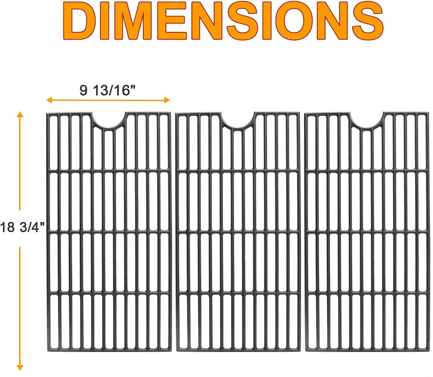Cooking Grates Fits Jenn Air 740-0711, 750-0711 Gas Grills, 3pcs Kit 5 Cooking Grates Fits Jenn Air 740-0711, 750-0711 Gas Grills, 3pcs Kit - Image 3