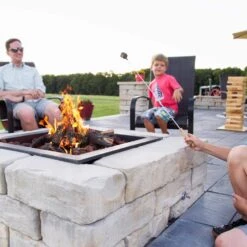 8Pcs Small Ceramic Wood Logs & Accessories For All Types Of Gas Fire Pits Inserts, Ventless & Vented, Propane, Gel, Ethanol, Outdoor Fireplaces -Cheap Grill Store 7193 no2YUL. AC SL1500