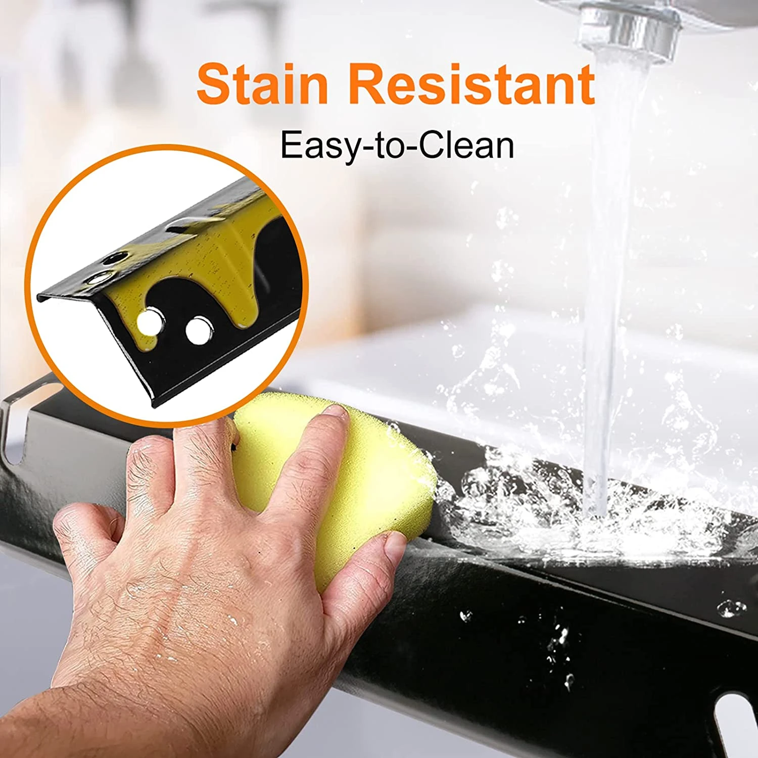 Parts Kit For Expert 3 Burner Walmart XG10-101-002-02 Gas Grill, Porcelian Steel Cooking Grate And Heat Plates Kit 7 Parts Kit For Expert 3 Burner Walmart XG10-101-002-02 Gas Grill, Porcelian Steel Cooking Grate And Heat Plates Kit - Image 5