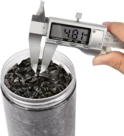 2 Lbs Jar 3-6mm Onyx Black Crushed Fire Pit Glass Glitter Glass Pebbles Gravel Stone For Crafts Resin Art, Garden Decoration, Fireplace -Cheap Grill Store 719rRrycp2L. AC SL1500