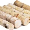 6Pcs Large Birch Wood FireLogs For Indoor Gas Inserts, Ventless & Vented, Propane, Gel, Ethanol, Electric Or Outdoor Fireplaces & Fire Pits -Cheap Grill Store 719xMK O 5L. AC SL1300