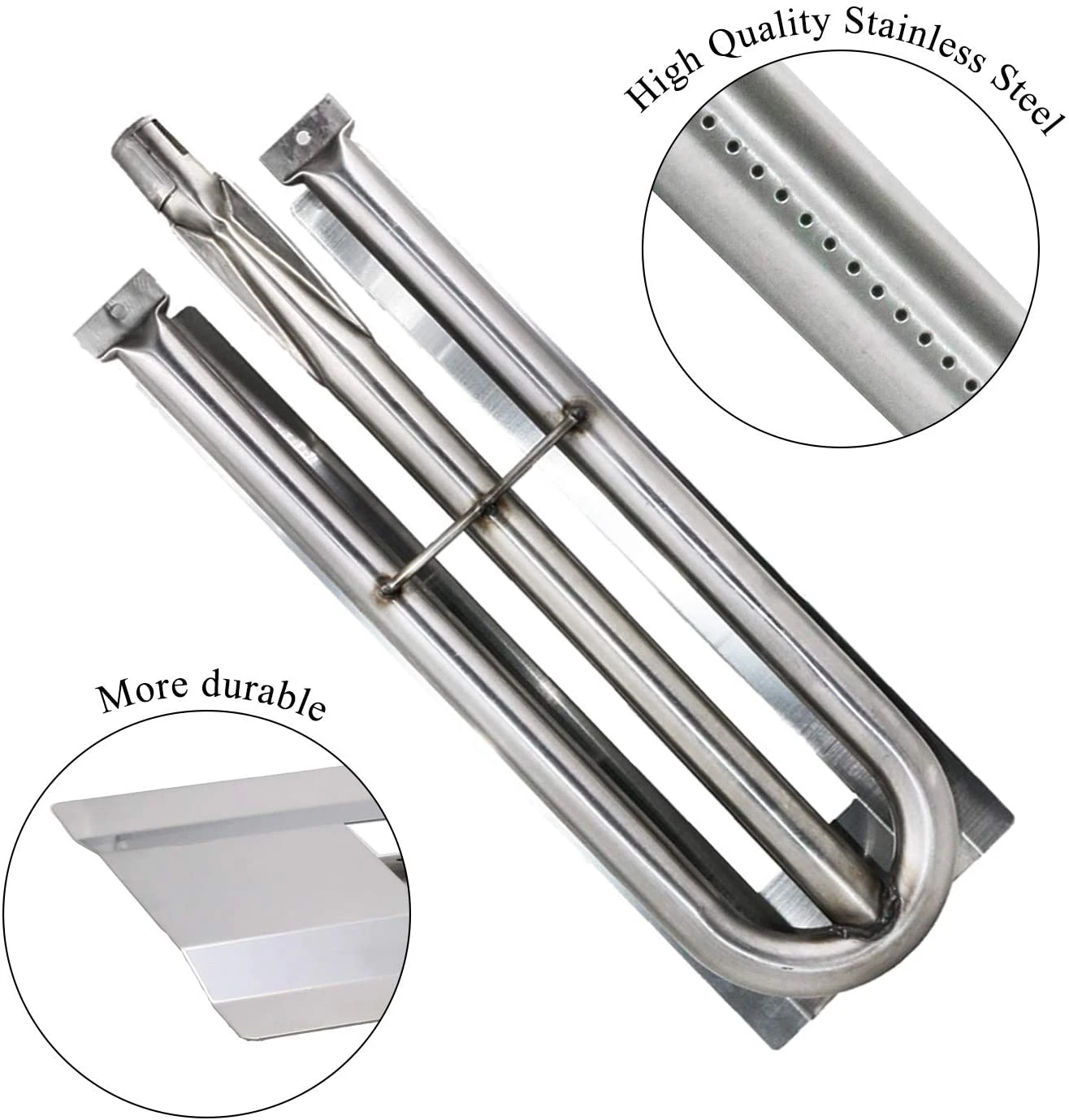 Burner Tubes For Viking 316-911, VGBQ 30 T Series, VGBQ 41 T Series, VGBQ 53 Grill, BBQ Replacement Parts 6 Burner Tubes For Viking 316-911, VGBQ 30 T Series, VGBQ 41 T Series, VGBQ 53 Grill, BBQ Replacement Parts - Image 4