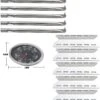 Grill Reapir Kit For Fits Kirkland 720-0025 Gas Grill Models, Heat Plate, Burner Tube And Temp Gauge