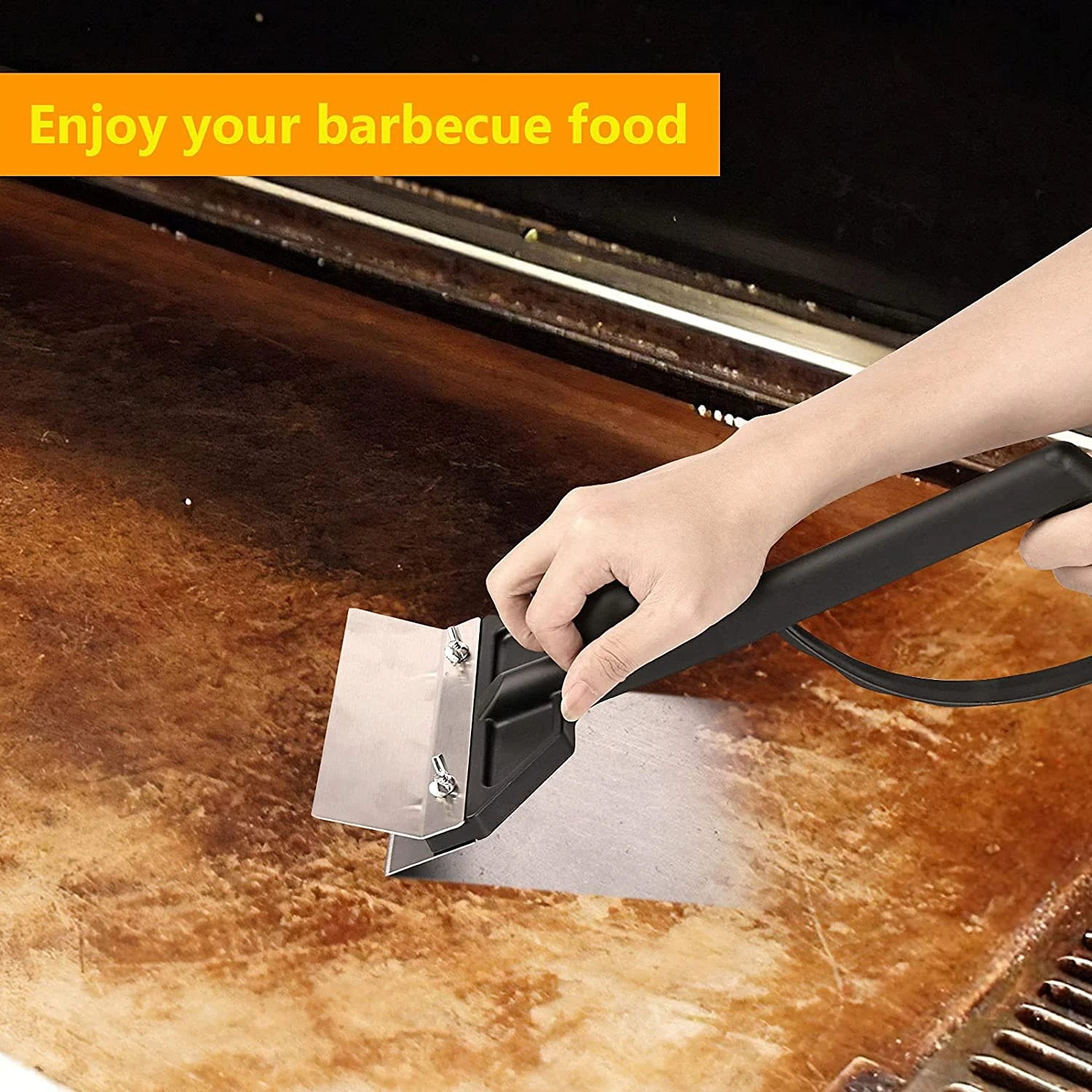 28'' Griddle Cover, Melting Dome Lid And Spatula Kit For Blackstone And Most 2 Burner Flat Top Grill Griddles, Heavy Duty BBQ Cover With Support Pole 10 28'' Griddle Cover, Melting Dome Lid And Spatula Kit For Blackstone And Most 2 Burner Flat Top Grill Griddles, Heavy Duty BBQ Cover With Support Pole - Image 8