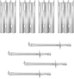 Replacement Parts Kit For Jenn Air JA460, JA460N, JA460P, JA461, JA461P 4 Burner Grill, Heat Plates And Burners