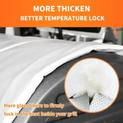 Thermal Insulated Blanket Winter Cover Fits Char-Griller 1733, 1624, 2735 Smokin' Champ Series Pellet Smoker BBQ Grills -Cheap Grill Store 71EeI3agouL. AC SL1500