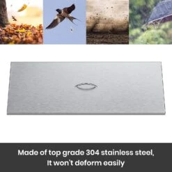 51" X 17" Rectangular Fire Pit Burner Pan Lid Cover Fits 48 X14 Inch Drop-in Fire Pit Burner Pan -Cheap Grill Store 71EjIVe5KNL. AC SL1500 586fef10 7dc1 41e1 98d9 6aca2c8e79d6