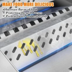 Heat Plate Shield Kit For Bull 16631, 16520, Bull Angus 4 Burner 47629, BBQ Gas Grill Heat Shield Burner Cover Flame Tamer -Cheap Grill Store 71EsS7qcjtL. AC SL1500